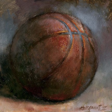 Framed Basketball Print