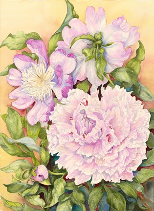 Framed Spring Peony Print