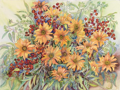 Framed Shades Of Autumn Print