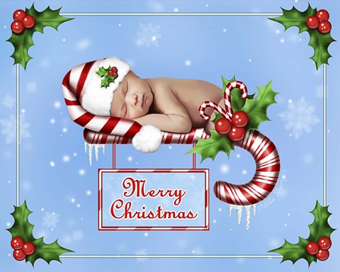 Framed Candy Cane Dreams Print