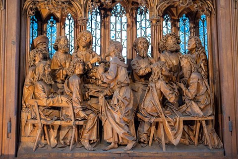 Framed St Jacob&#39;s Church, Rothenberg Print