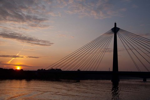 Framed Danube River Boat Trip Print