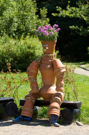 Framed Kingsbrea Gardens, New Brunswick Print