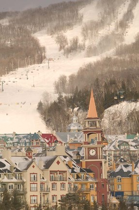 Framed Mont Tremblant Ski Village Print