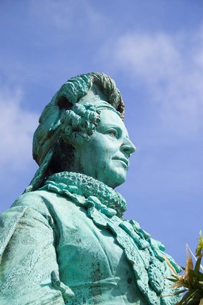 Framed Statue of Queen Sophie Amalie Print