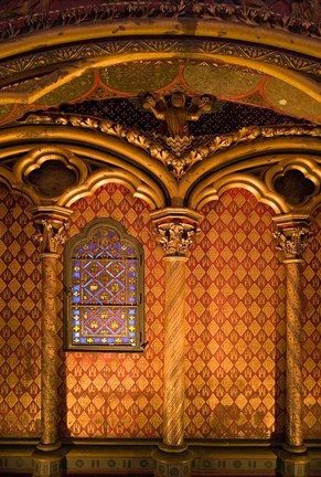 Framed Saint Chapelle, Paris, France Print