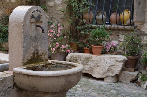 Framed Saint Paul de Vence, Cote d&#39;Azur, France Print