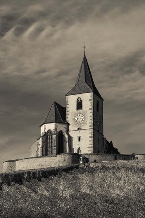 Framed Hunawihr, Alsatian Wine Route Print