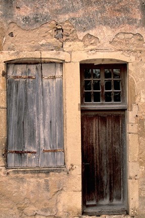 Framed Architectural Detail, France Print