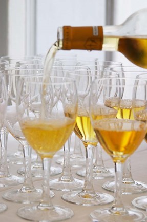 Framed Aperitif, Chateau de Cerons Print