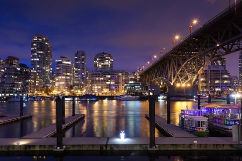 Framed Granville Bridge Print