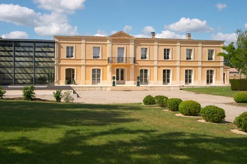 Framed Chateau Haut Bertinerie, Cotes de Bourg Print