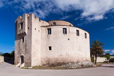 Framed Citadel, St-Florent, France Print