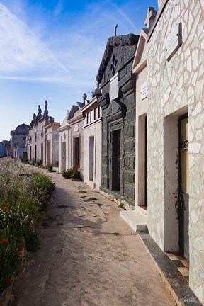 Framed Cimetiere Marin Cemetery Print