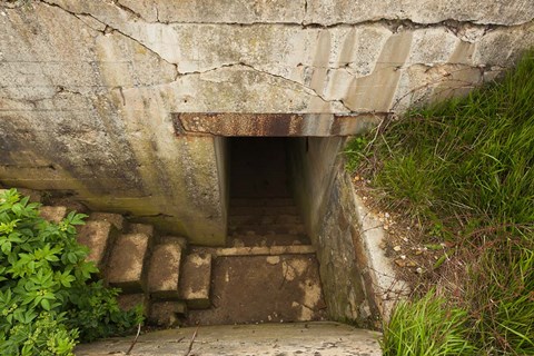 Framed German Bunker, St-Pierre du Mont Print