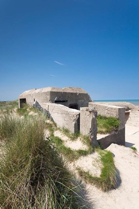 Framed Ruins of German Bunkers Print