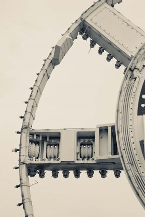 Framed English Channel Drilling Machine Print