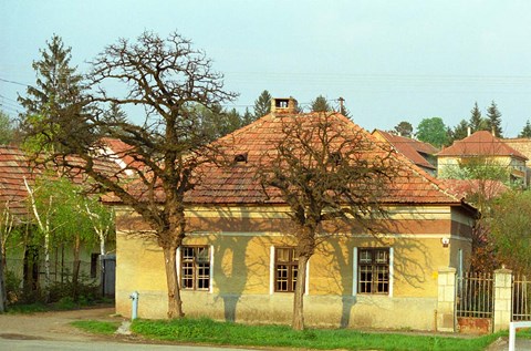 Framed House in Tokaj Village, Mad, Hungary Print
