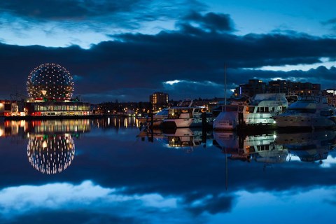 Framed False Creek,Granville Island Print