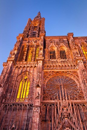 Framed Strasbourg Cathedral, Alsace Bas-Rhin France Print