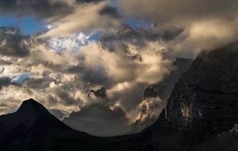 Framed Sunrise over Karwendel Mountains Print