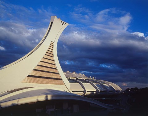 Framed Olympic Stadium in Canada Print