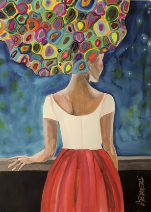 Framed In The Night Print