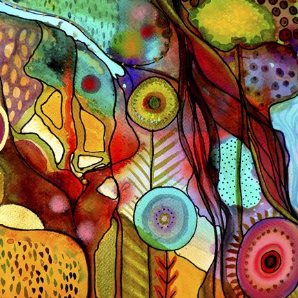 Framed Terre d&#39;Accueil Print