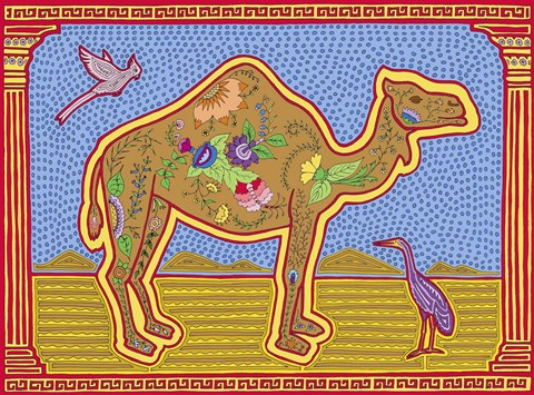 Framed C Camel Print