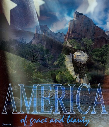 Framed Of Grace And Beauty 2 Print