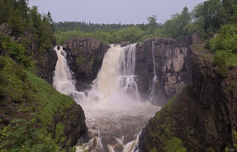 Framed North Shore Rocky Waterfalls I Print