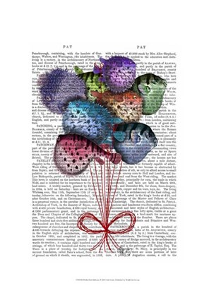 Framed Puffer Fish Balloons Print
