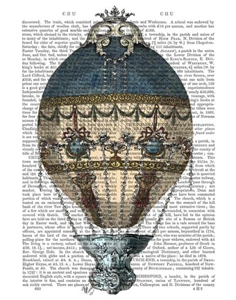 Framed Baroque Fantasy Balloon 1 Print