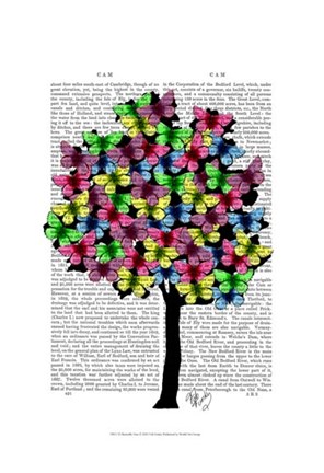 Framed Butterfly Tree Print