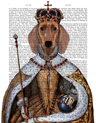 Framed Dachshund Queen Print