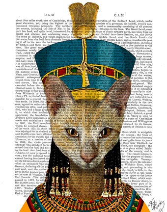 Framed Egyptian Queen Cat Print