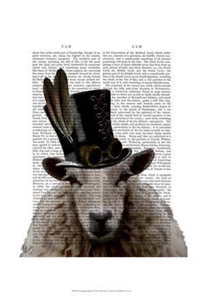 Framed Steampunk Sheep Print
