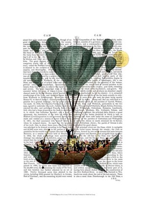 Framed Diligenza Per La Luna Print