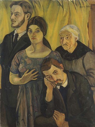 Framed Family Portrait, 1912 Print