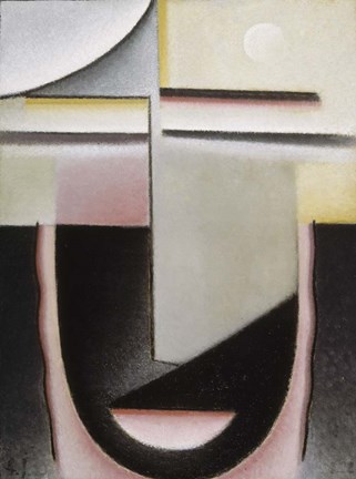 Framed Abstract Head: Dawn, 1928 Print