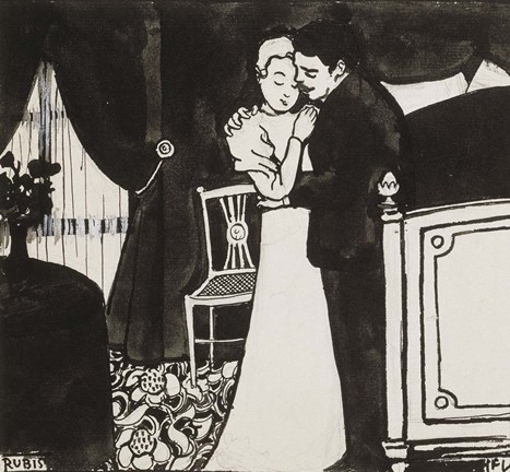 Framed Ruby and the Belle Pin, c. 1897 Print