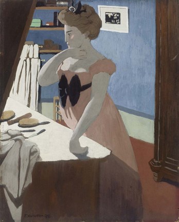 Framed Misia at the Dressing Table, 1898 Print