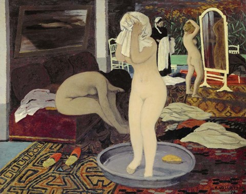 Framed Women at Their Toilette, 1897 Print