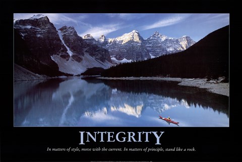 Framed Integrity Print