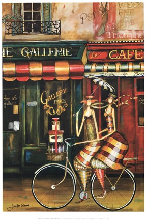 Framed Girlfriends in Paris Print