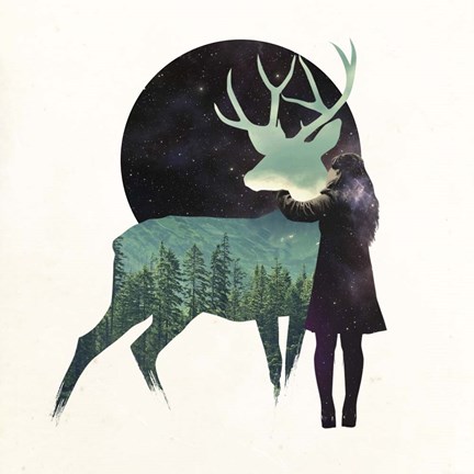 Framed Let The Universe Love You Print