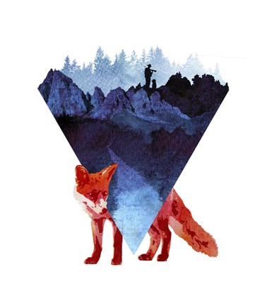 Framed Risky Road Print