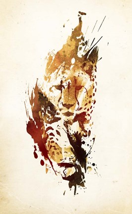 Framed El Guepardo Print