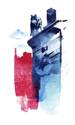 Framed This Is My Town Print