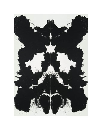 Framed Rorschach, 1984 Print